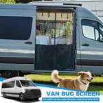 Van Bug Screen W/privacy Panel Fit Mercedes Sprinter 2007-ON High Roof Side Door. Fixed Price $65.00.