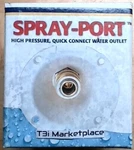 Qty Spray-away Exterior Shower Port-white-phoenix PRODUCTS-PF147006. Fixed Price $30.00.