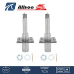 2PC For 2000# Brake Spindle Axle Shaft Trailer BT16 With Fastening Accessories. Fixed Price $39.48.