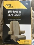 Classic Accessories Drive Rv Captain Seat Motorhome Cover, Tan. Fixed Price $20.00.