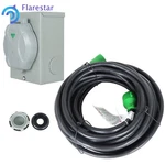 50 Feet Amp Generator Cord And Power Inlet Box L14-30P L14-30R. Fixed Price $93.38.
