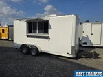 Covered Wagon Trailers 7X16 Concession With Equipment New Turn Key. Fixed Price $38995.00.