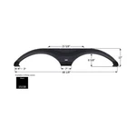 Icon 15158 Rv Grand Design Tandem Axle Fender Skirt FS5158 Black. Fixed Price $251.18.