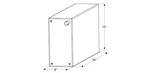 Icon 12732 Fresh Water Tank WT2468 36X16X8. Fixed Price $180.54.