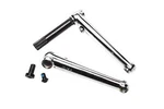 New Chrome Gt Power Series Cranks 175MM 3-PIECE 4130 Chromoly Bmx. Fixed Price $180.49.