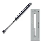 Suspa C16-02648 C1602648 17" Gas Prop, Quantity (2), Force Is 35 Lbs Per. Fixed Price $33.29.