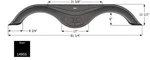 Icon 14955 Tandem Axle Fender Skirts Rv. Fixed Price $271.71.