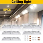 5PCS 12V Ceiling Double Fixture Dome Led For Lights Camper Trailer Rv Marine New. Fixed Price $47.49.