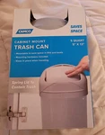 Camco Cabinet Mount Trash Can 43962 Rv Boat Space Saving New Box. Fixed Price $24.99.