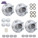 Sets X 4.5" Galvanized Trailer Hub Kit For 2000 Lbs. 1" 1.0625" Spindle. Fixed Price $151.42.
