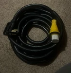 6/3+8/1 36 Foot 50 Amp Rv Power Cord W/ Twist Locking Connector. Fixed Price $110.00.