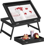 Artmeer Bed Tray Table Breakfast Food With Folding Legs Serving For La. Fixed Price $39.78.