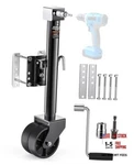 2000 Lbs Trailer Jack With Dual Wheel Heavy Duty, 12" Lift, 20-24V Black. Fixed Price $118.25.