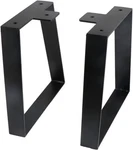 14 Trapezoid Table Legs Black, Diy Furniture Metal Inch,. Fixed Price $51.46.