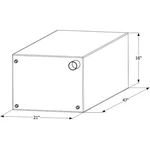 Icon TECHNOLOGIES398-12720 Fresh Water Tank 47X16X21 63G. Fixed Price $420.46.