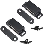 Cabinet Door Catch With Strong Magnetic, 1.2MM 2PCS-BLACK,. Fixed Price $10.29.