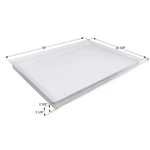 Icon 15037 Rv Trailer Shower Pan SP600 Polar White. Fixed Price $254.19.