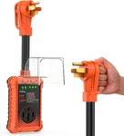 Rv Surge Protector 50 Amp 18000 Joules, Ul&fcc Certified Circuit Analyzer W/l. Fixed Price $79.72.