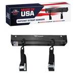 Pit Posse Made In Usa Black Garage Trailer Tie-down Hanger Organizer. Fixed Price $38.95.