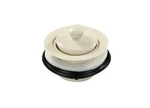 Jr Products 95115 Parchment Color Plastic Strainer With Pop-up Stopper. Fixed Price $14.99.