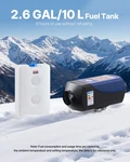 Vevor 8KW 12V/24V Diesel Air Heater With Remote & Lcd Portable Parking. Fixed Price $107.99.