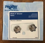 Valterra Phoenix Faucet White With Smoke Handles (P407V) PF213243 New In Box. Fixed Price $34.99.