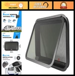 Hecasa 30"W 20"H Rv Emergency Exit Window W/trim Ring & Screen Tinted Glass Si. Fixed Price $227.99.