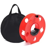Homeon Wheels Heavy Duty Impact Resistant Plastic Large, Red Reel With Bag. Fixed Price $46.49.