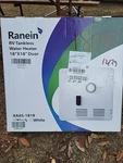 Ranein 18"X18" Rv Tankless Water Heater Door Kit (black) Model# RA65-1818. Fixed Price $59.00.