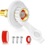 Rv White City Water Fill Inlet Flange Brass Check Valve 3/4 Nh Female To. Fixed Price $21.32.