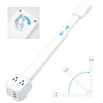 Electrical Outlet Extender Stick 360 Rotate Wall Retractable Power Strip. Fixed Price $39.99.