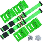 Wheel Chock Tie Down Kit Trailer Towing System For Utv Atv & Lawn Mower. Fixed Price $59.36.