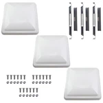 3PCS Vent Cover For Rv Roof Replacement, Enclosed Trailer, Camper, Motorhome .... Fixed Price $57.81.