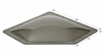 Rv Skylight Bubble Type Angle 12"X 24", 15" 28" Flange, Smoke. Fixed Price $247.98.