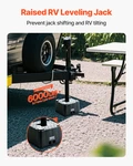 Vevor Trailer Jack Block, 6" High Heavy Duty Rv Leveling With 6000 Lbs Cap. Fixed Price $31.66.