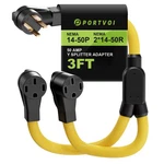 Rv And Ev Charging Y Splitter Adapter Amp 3 Feet 14-50P. Fixed Price $89.99.