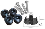 (4PC With Hardware) Upgraded Cushion Stops For Coleman Pop Camper. Fixed Price $19.99.
