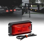 2.5" Red Led Trailer Side Marker Light Black Bezel Dot Fmvss 108 Sae P2PC. Fixed Price $7.25.