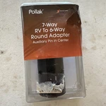 Brand New Rv Designer P719 7-WAY To 6-WAY Round Adapter Brake Pin. Fixed Price $25.00.