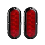 Npauto 2PCS 6" Oval Trailer Tail Lights Red Led Stop Turn Brake Inch,. Fixed Price $29.15.