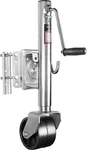 Safe And Secure Swivel Trailer Jack, Heavy Duty Boat Dual Wheels. Fixed Price $89.95.