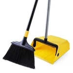 Yocada Commercial Broom And Dustpan Set With Comb Size One, Yellow. Fixed Price $55.05.