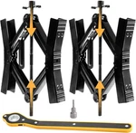 Camper Wheel Chock Stabilizer 2 Set Double Speed Heavy Duty X For Rv Tires. Fixed Price $63.37.