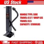 12000 Lbs Heavy Duty Rv Truck Boat Trailer Jack Side Adjustable 12.5" Drop Leg. Fixed Price $200.00.
