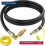 Gasxpert Improved Propane Quick Connect Hose, 7FT Rv Hoses With Blacksto. Fixed Price $28.58.