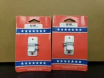 United States Hardware RV-736C 3" Door Catch White- Lot Of 2. Fixed Price $10.00.
