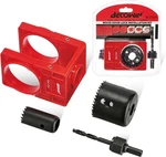 Becowin 1-3/8" 1-3/4" Door Lock Installation Set With Guide Template, Red. Fixed Price $14.76.