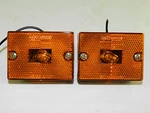 (2) Amber Clearance Marker Light Rv Trailer Truck Utility Stud Mount Optronics. Fixed Price $9.99.