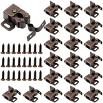 Bonuci 20 Pcs Cabinet Door Latch And Catch Hardware Double Roller Cabin.... Fixed Price $17.21.