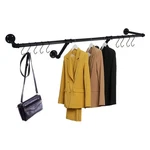 Houseaid 48 Inch Industrial Pipe Clothes Rack, Farmhouse Iron Garment. Fixed Price $52.62.